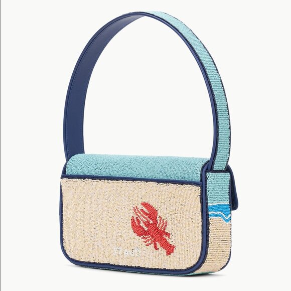 Staud Tommy Beaded Bag Under My Umbrella Shoulder Purse NWT - Picture 3 of 14